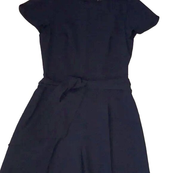 Club Monaco Navy Blue Belted Romper | Size 0 - Picture 1 of 9